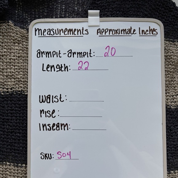 Costa Blanca Women's Size Small Top Dolman Sleeve Stripes Nautical Boho - Picture 7 of 8